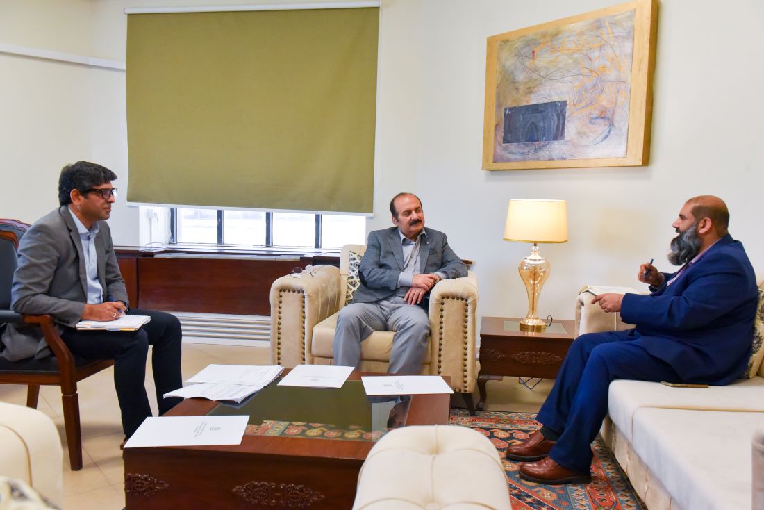 Meeting with CEO National Information Technology Board -NITB Babar Majid Bhatti 